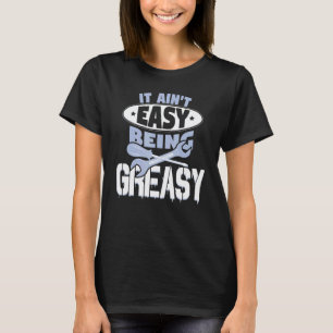 T-shirt C'est pas facile d'être gras Mécanicien automobile