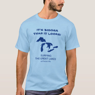 T-shirt C'est plus grand qu'il n'y paraît ! Surf dans les 