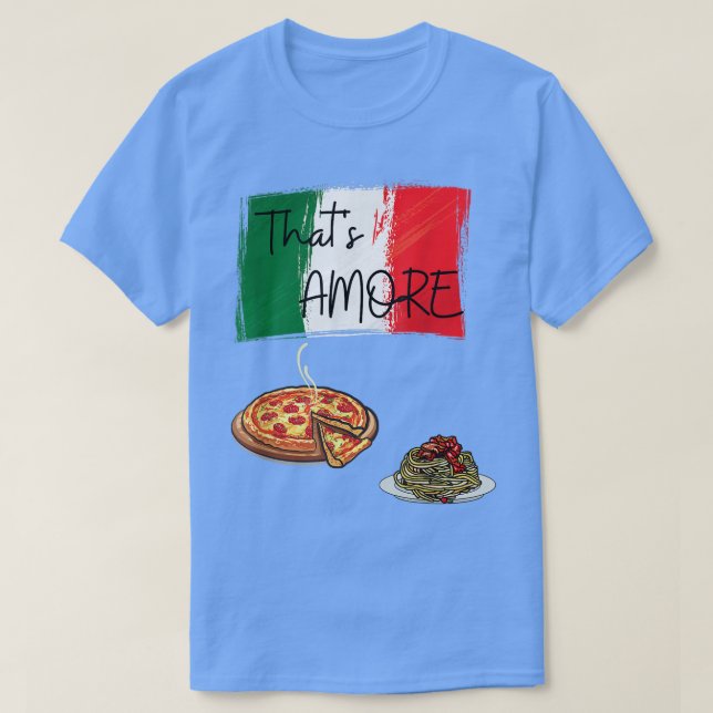 T-shirt C'Est Plus Pizza Pasta Lover Italien Nourriture It (Design devant)