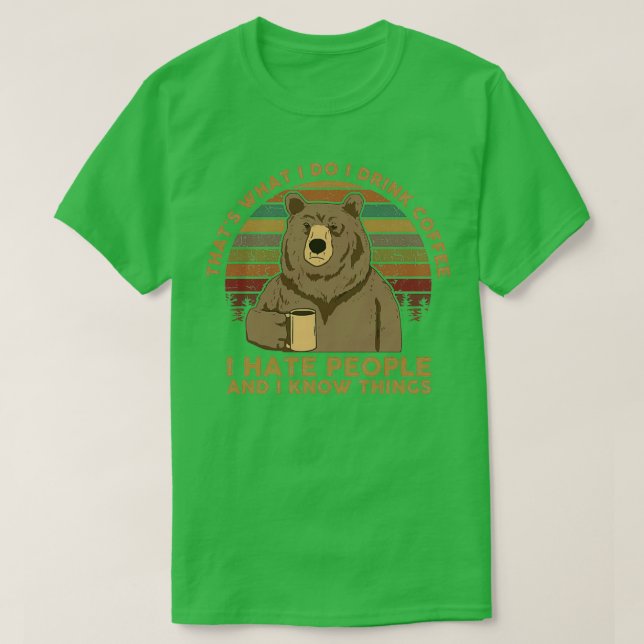 T-shirt C'est pourquoi je bois du thé (Design devant)