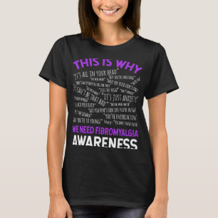 T-shirt C'est pourquoi nous avons besoin de sensibilisatio