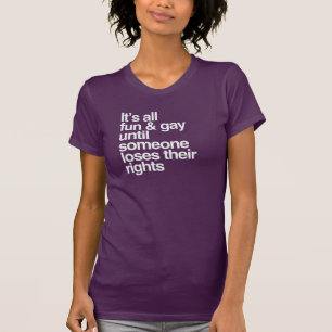 T-shirt C'EST TOUT AMUSANT ET GAI JUSQU'À - -.png