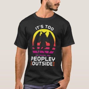 T-shirt c'est trop peuple dehors Cryptozoologie Mothman