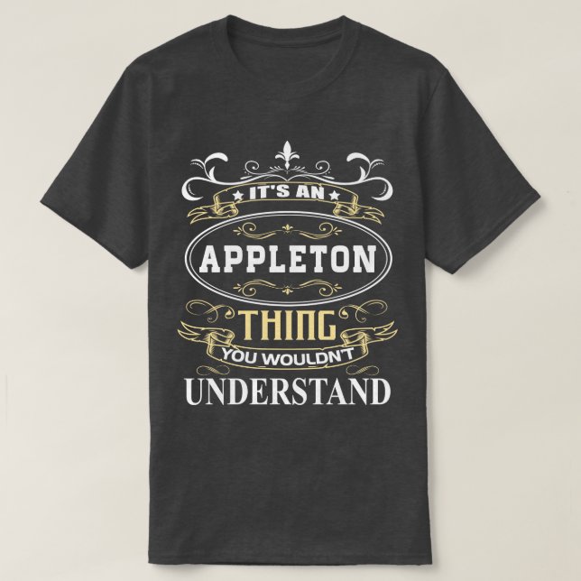 T-shirt C'Est Un Appleton Que Vous Ne Comprendriez Pas (Design devant)
