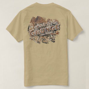 T-shirt C'est un Arrière - plan et des lettres rouillées