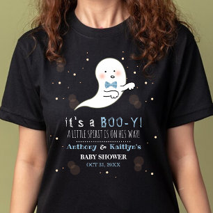 T-shirt C'est un boo-y ! Baby shower d'Halloween Little Sp