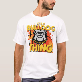 T-shirt C'est un Bulldog Thing Basketball Tee