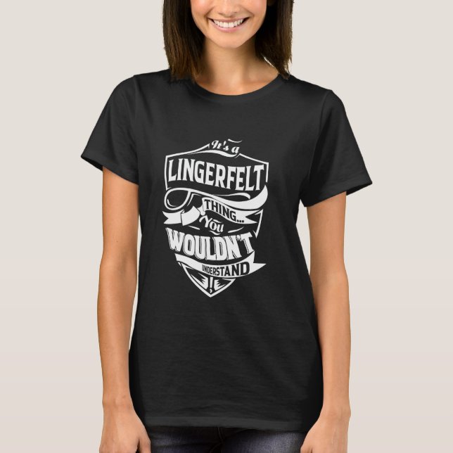 T-shirt C'est un cadeau LINGERFELT (Devant)
