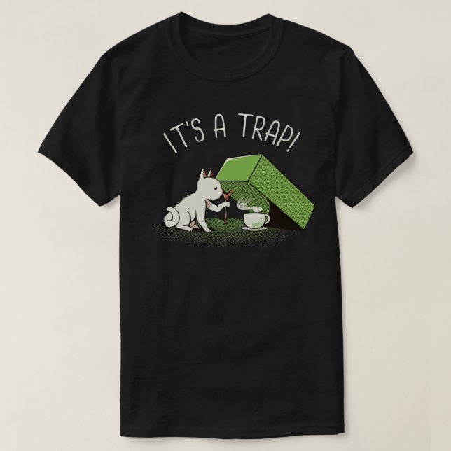 T-shirt C'est un café piège drôle Chat de Tobe Fonseca (Design devant)