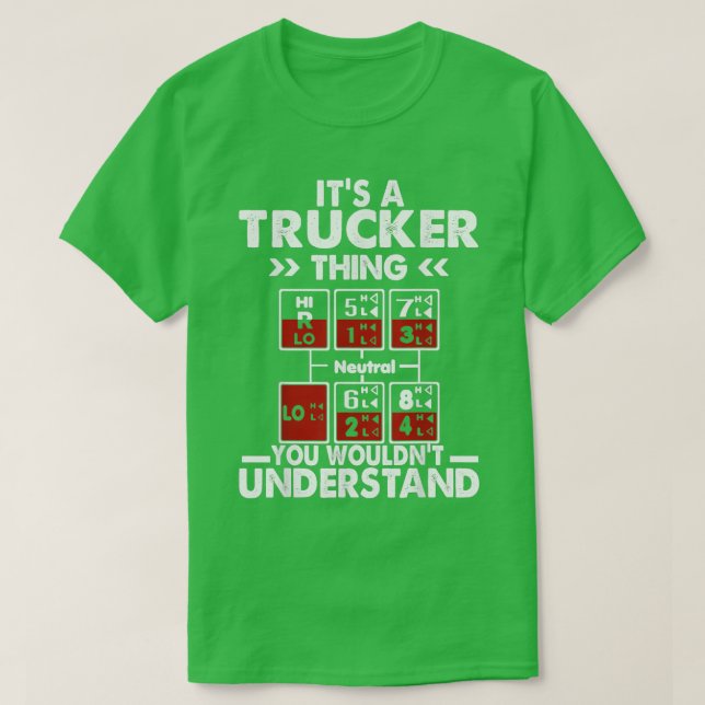 T-shirt C'Est Un Camion Que Vous Ne Comprendriez Pas Pour  (Design devant)