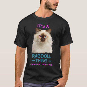 T-shirt C'est un chat Ragdoll