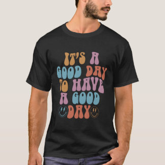 T-shirt C'Est Un Jour D'Avoir Un Visage De Sourire Coloré 