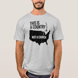T-shirt C'est un pays pas une église