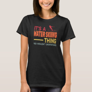 T-shirt C'est un Ski d'eau hommes et garçons Water Ski v
