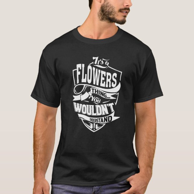 T-shirt C'est un truc de fleurs (Devant)