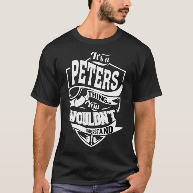T-shirt C'est un truc de Peters (Devant)
