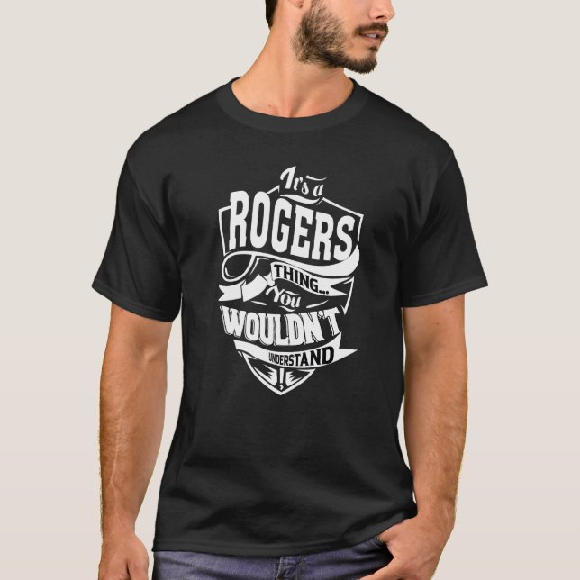 T-shirt C'est un truc de Rogers (Devant)