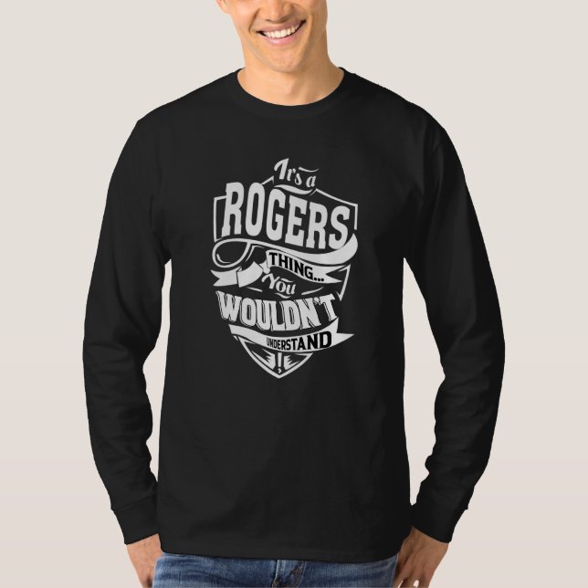 T-shirt C'est un truc de Rogers (Devant)