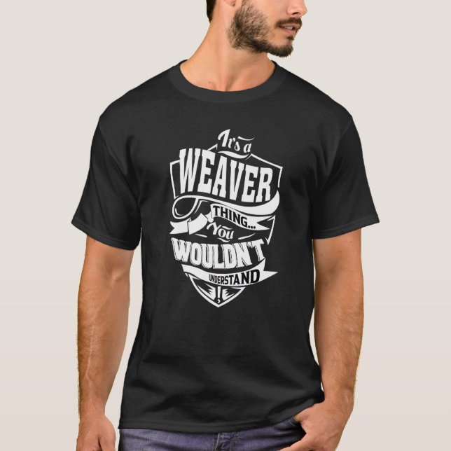 T-shirt C'est un truc de tisserand (Devant)