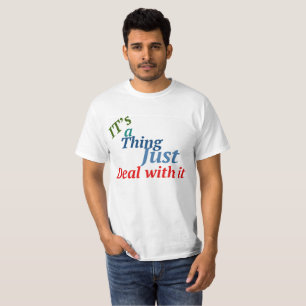 T-shirt C'est une affaire de choses avec elle