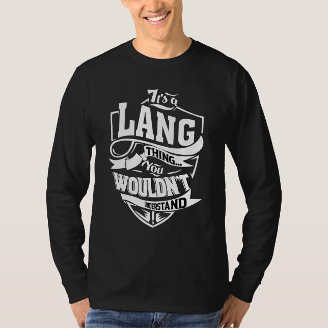 T-shirt C'est une affaire Lang   (Devant)