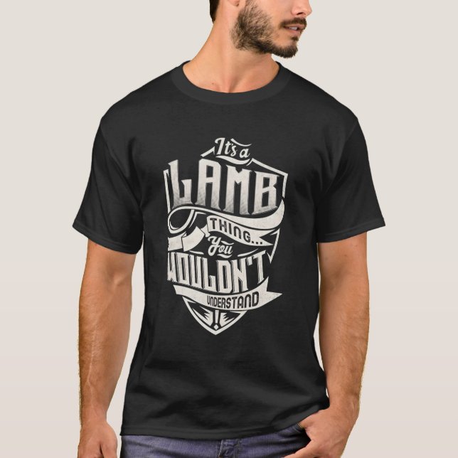 T-shirt C'Est Une Agneau Que Vous Ne Comprendriez Pas Le N (Devant)
