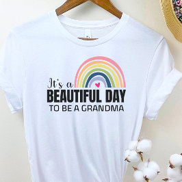 T-shirt C'est une belle fête de la Grossesse de grand-mère