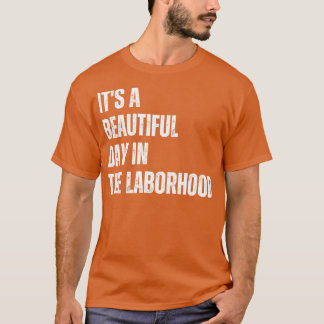 T-shirt C'est une belle journée au travail 5