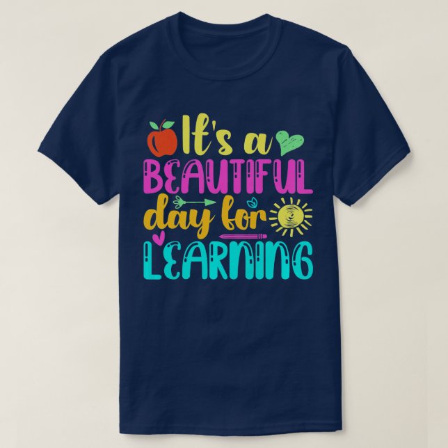 T-shirt C'est une belle journée pour apprendre Retro Ensei (Design devant)