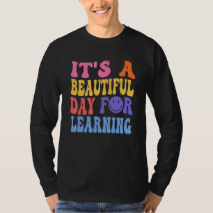 T-shirt C'est une belle journée pour apprendre Retro Profe