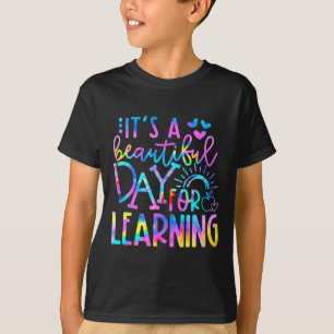 T-shirt C'est une belle journée pour apprendre Tie Dye Ret