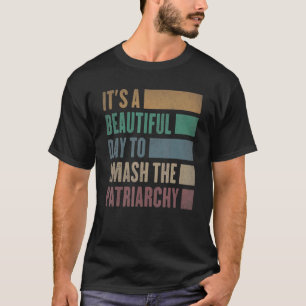 T-shirt C'est une belle journée pour masquer la Vinta patr