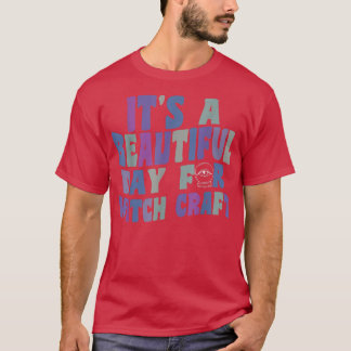 T-shirt C'est une belle journée pour Witchcraft Retro Witc