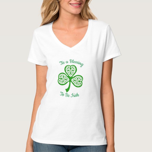 T-shirt C'est une bénédiction d'être Irlandais St.Patricks (Devant)