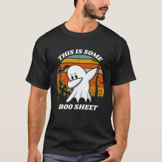 T-shirt C'Est Une Boite Feuille Ghost Retro Dabbing Dabbin