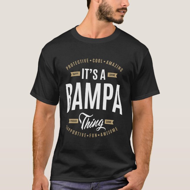 T-shirt C'est une chose Bampa (Devant)