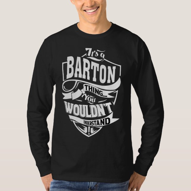 T-shirt C'est une chose de Barton (Devant)