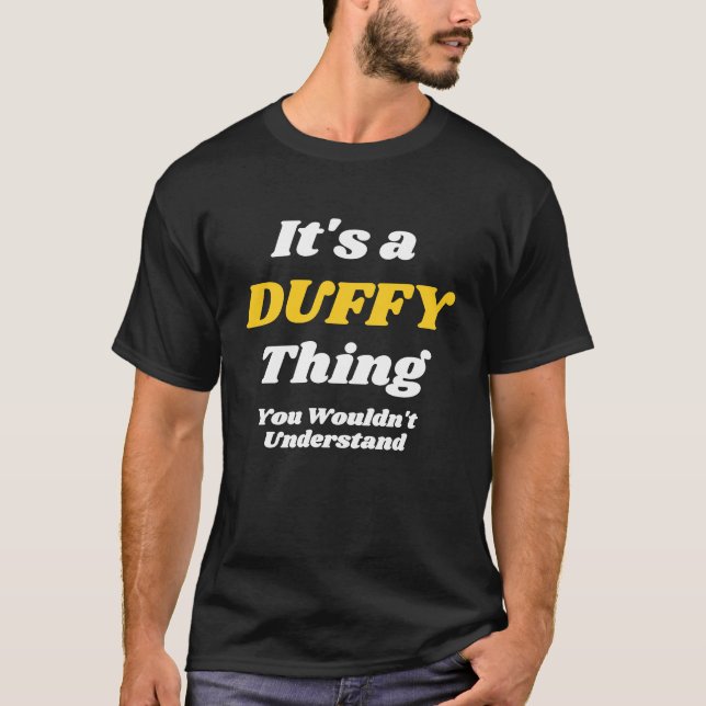 T-shirt C'EST UNE CHOSE DUFFY QUE VOUS COMPRENDRIEZu2019T  (Devant)