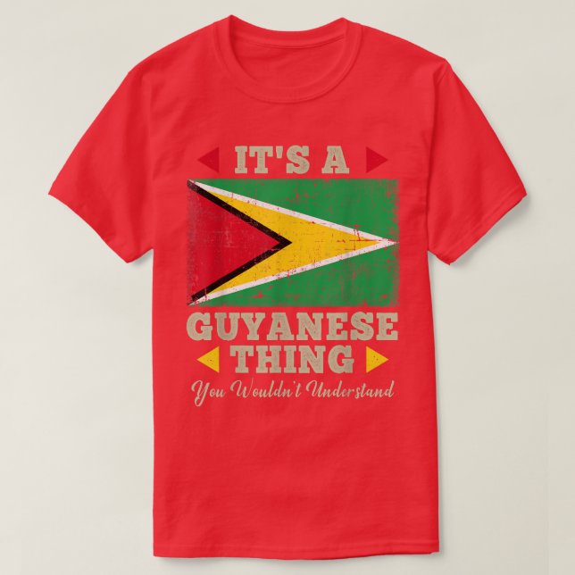 T-shirt C'est une chose guyanaise que vous ne comprendriez (Design devant)