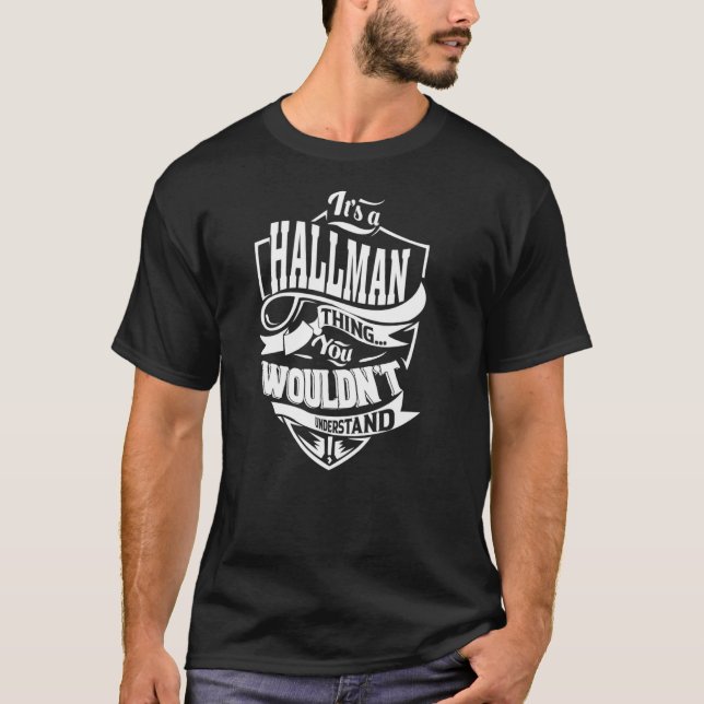 T-shirt C'est une chose HALLMAN (Devant)