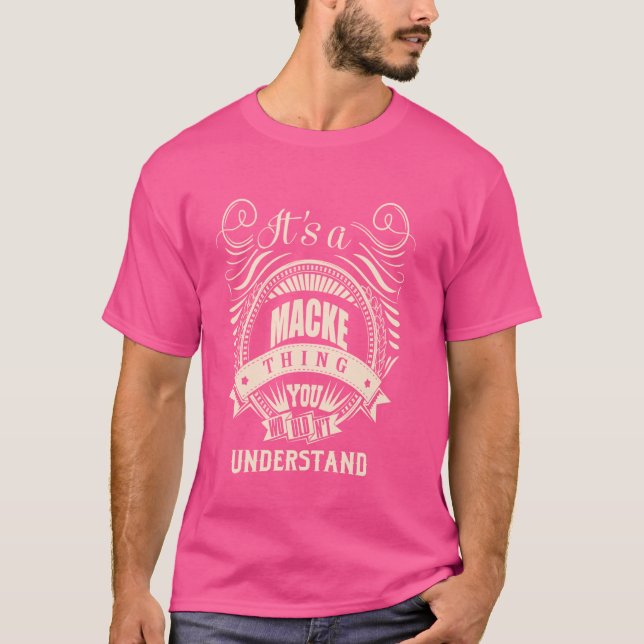 T-shirt C'est une chose MACKE Cadeaux (Devant)
