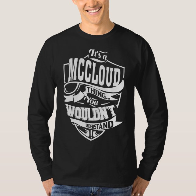 T-shirt C'est une chose MCCLOUD (Devant)