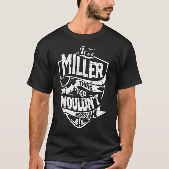 T-shirt C'est une chose MILLER (Devant)