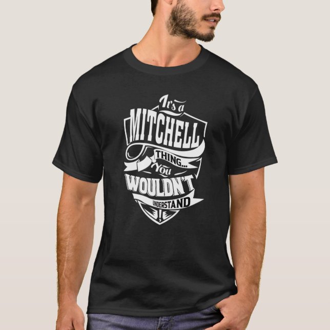 T-shirt C'est une chose Mitchell (Devant)
