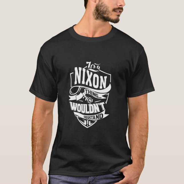 T-shirt C'est une chose Nixon (Devant)