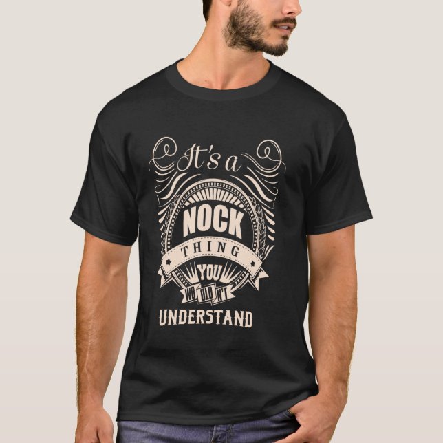 T-shirt C'est une chose NOCK Cadeaux (Devant)