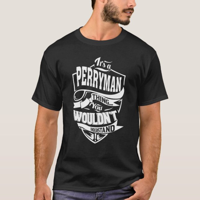 T-shirt C'est une chose PERRYMAN (Devant)