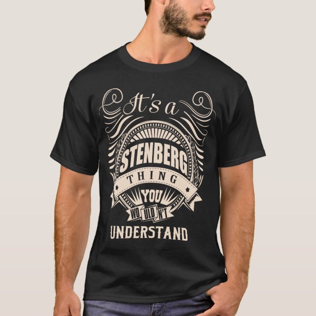 T-shirt C'est une chose STENBERG que vous ne comprendriez  (Devant)