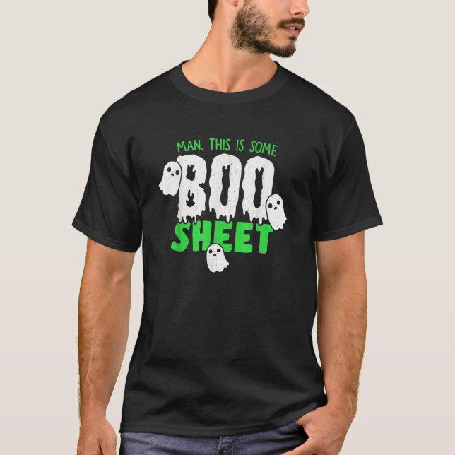 T-shirt C'Est Une Feuille De Boite Drôle Halloween Ghost (Devant)