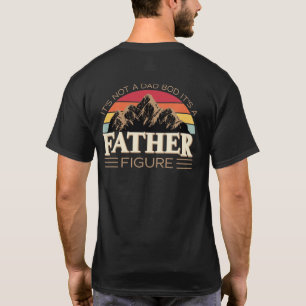 T-shirt C'est une figure de père   (À l'arrière) Vintag